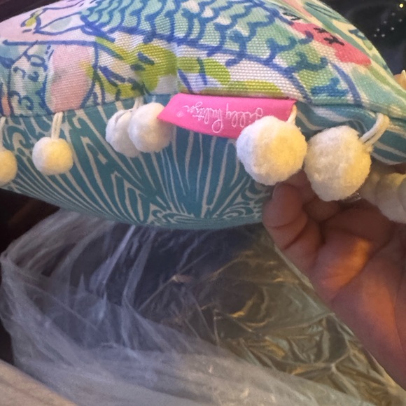 Lilly Pulitzer Vibrant Pom Pom Pillow - Picture 6 of 9